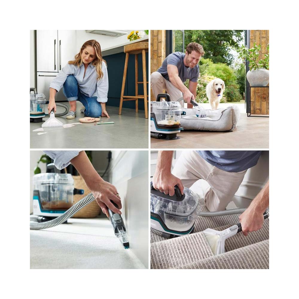 Vax SpotWash Home Pet-Design Spotcleaner - Grey, White & Teal - CDSW-MPXA