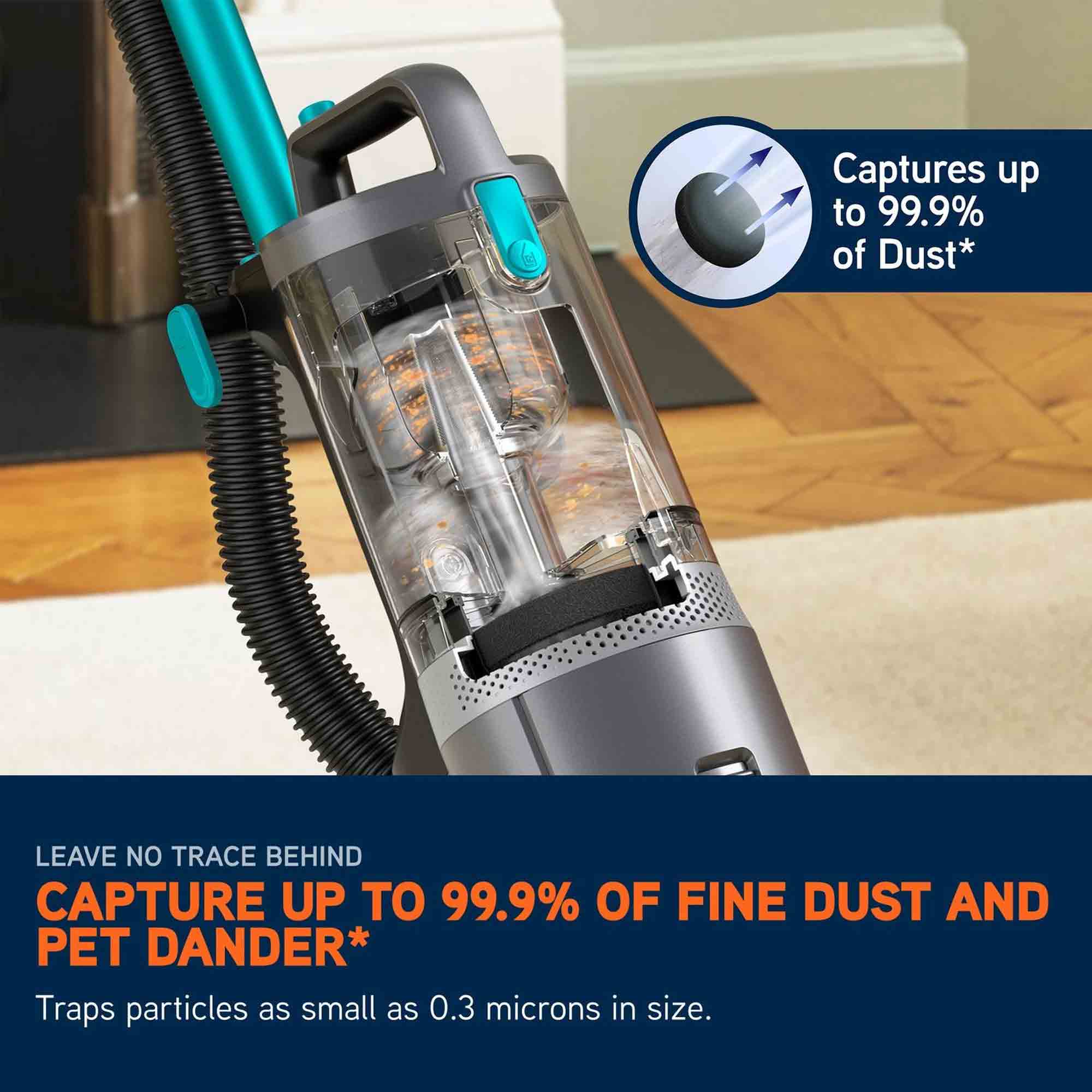 Vax LiftOut Reach Pet-Design Upright Vacuum Cleaner – Graphite/Teal - CDUP-LORP
