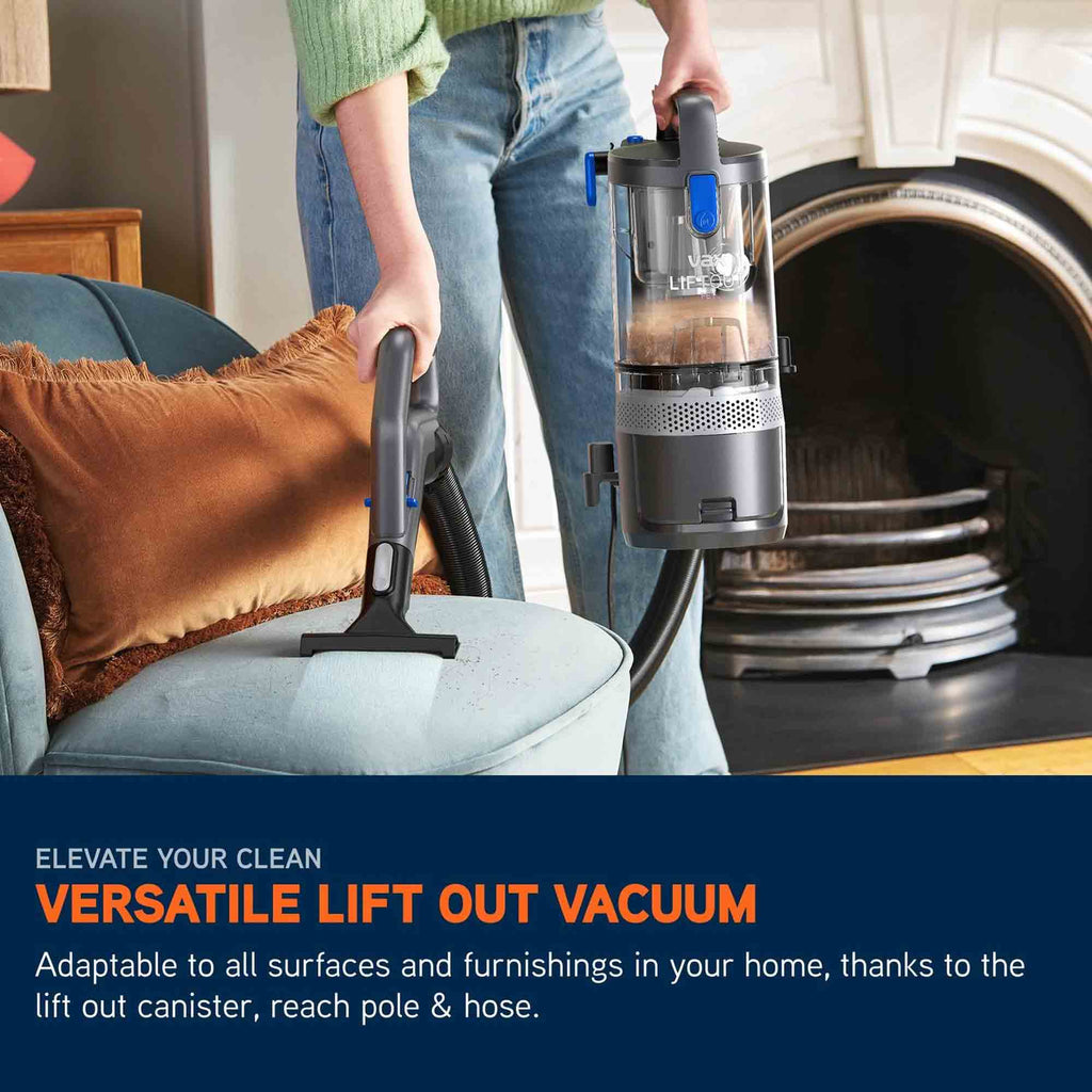 Vax LiftOut Reach Pet Upright Vacuum Cleaner - Graphite / Blue - CDUP-LOXR