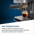 Beko Espresso Machine with Integrated Grinder & Milk Cup - Silver (CED7524X)