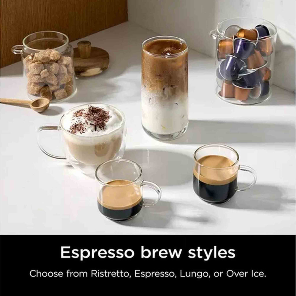 Ninja Prestige Dualbrew System Espresso Machine in Silver & Black - CFN802UK