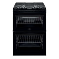 AEG CGX6130ACB 60cm Freestanding Gas Double Oven and Gas Grill Gas Cooker with Gas Hob, Black