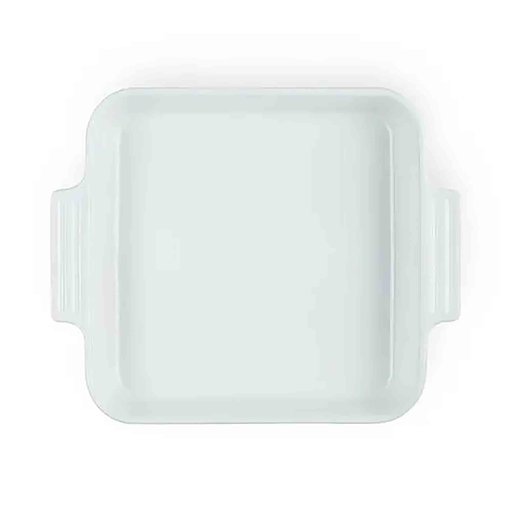 Meringue dish on a white background