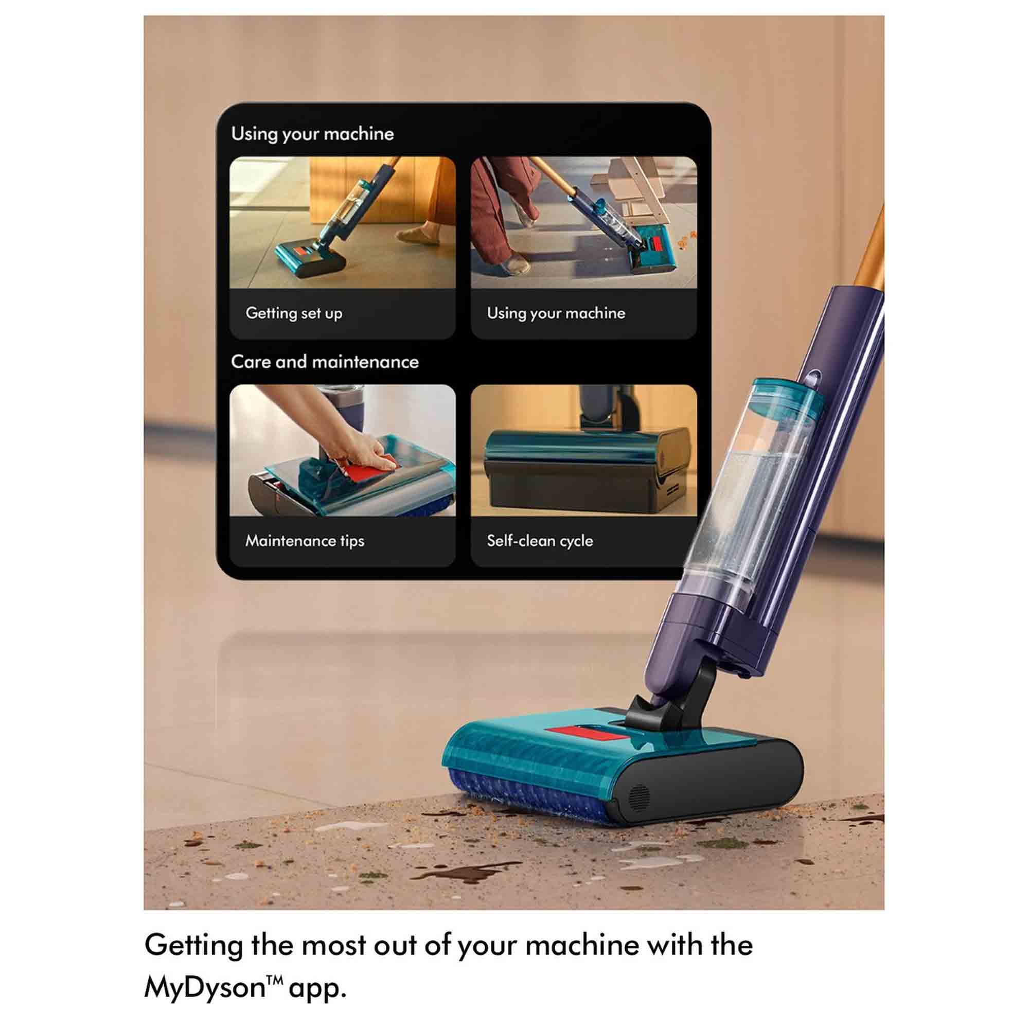 Getting the most out of your machine with the MyDyson app.