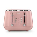 Delonghi Eclettica 4 Slice Toaster in Pink - CTY4003PK