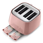 Delonghi Eclettica 4 Slice Toaster in Pink - CTY4003PK