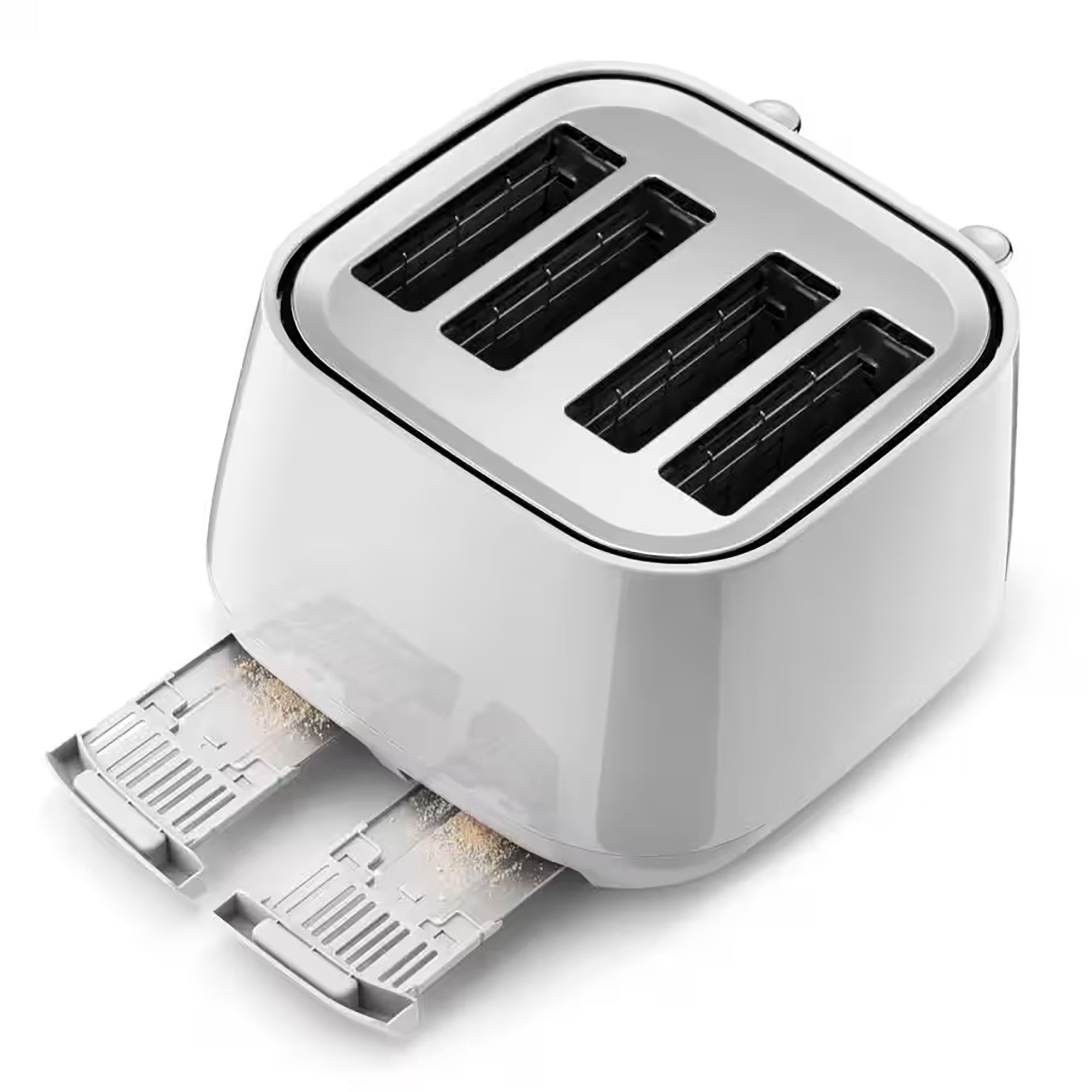 Delonghi Eclettica 4 Slice Toaster in White - CTY4003W