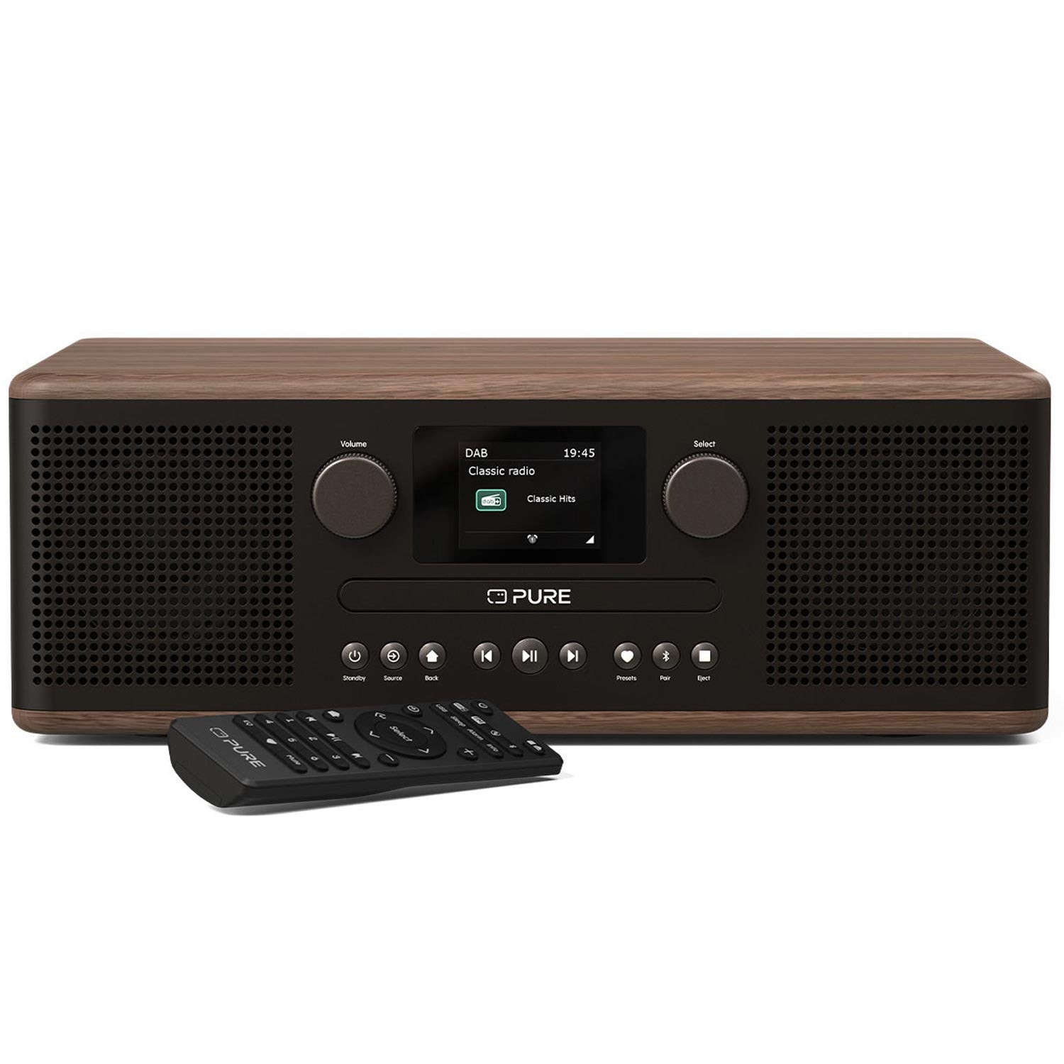 Pure Classic C-D6 DAB+/FM Bluetooth Stereo Radio with CD Player