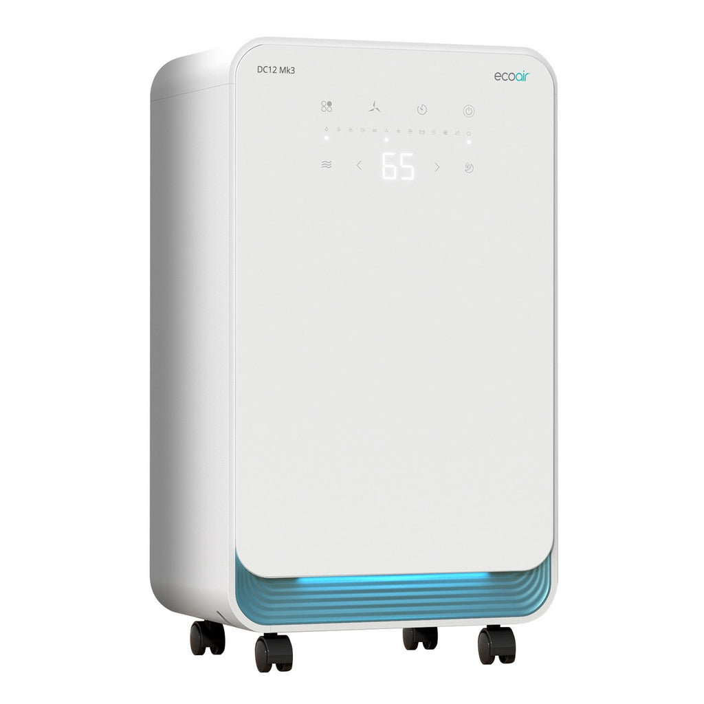 Ecoair DC12 MK3 Compressor Dehumidifier - 12 Litres per Day - White