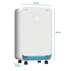 Ecoair DC12 MK3 Compressor Dehumidifier - 12 Litres per Day - White