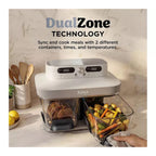 Ninja CRISPi Dual Zone 7.6L Glass Air Fryer - DD102UKIV2