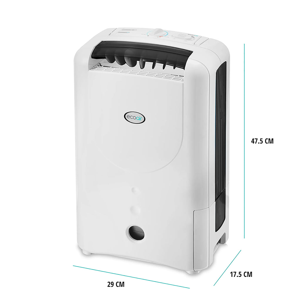 EcoAir DD1 Simple MK3 Desiccant Dehumidifier 7.5L in Black