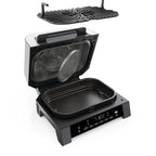 Ninja 6-in-1 MAX Grill & Air Fryer - Black/ Stainless Steel - DG551UK