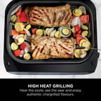 Ninja 6-in-1 MAX Grill & Air Fryer - Black/ Stainless Steel - DG551UK