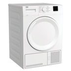 Beko DTKCE80021W 8kg, Sensor dry, Freestanding Condenser Tumble Dryer, White