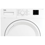 Beko DTKCE80021W 8kg, Sensor dry, Freestanding Condenser Tumble Dryer, White