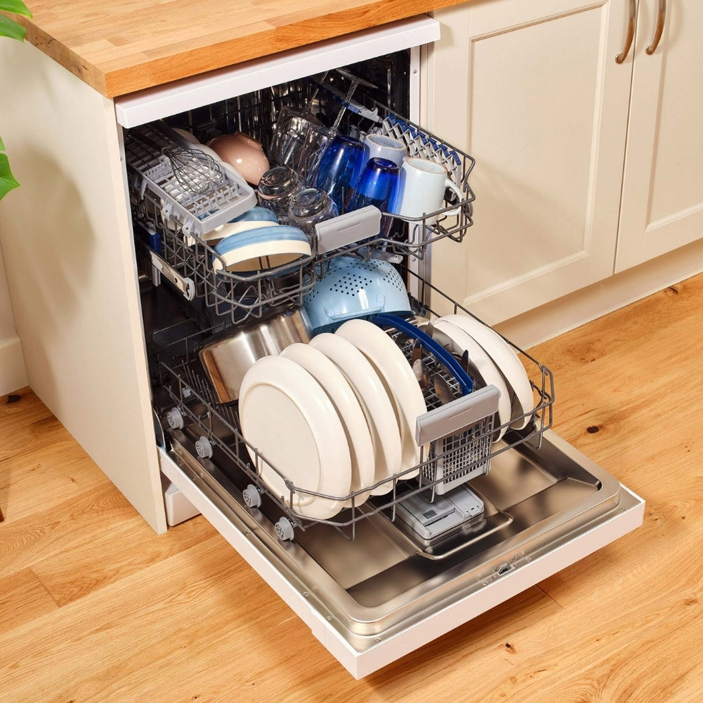 Sensis DWF0214FSDWA 14 Place Setting Freestanding Dishwasher, 60cm Wide, White