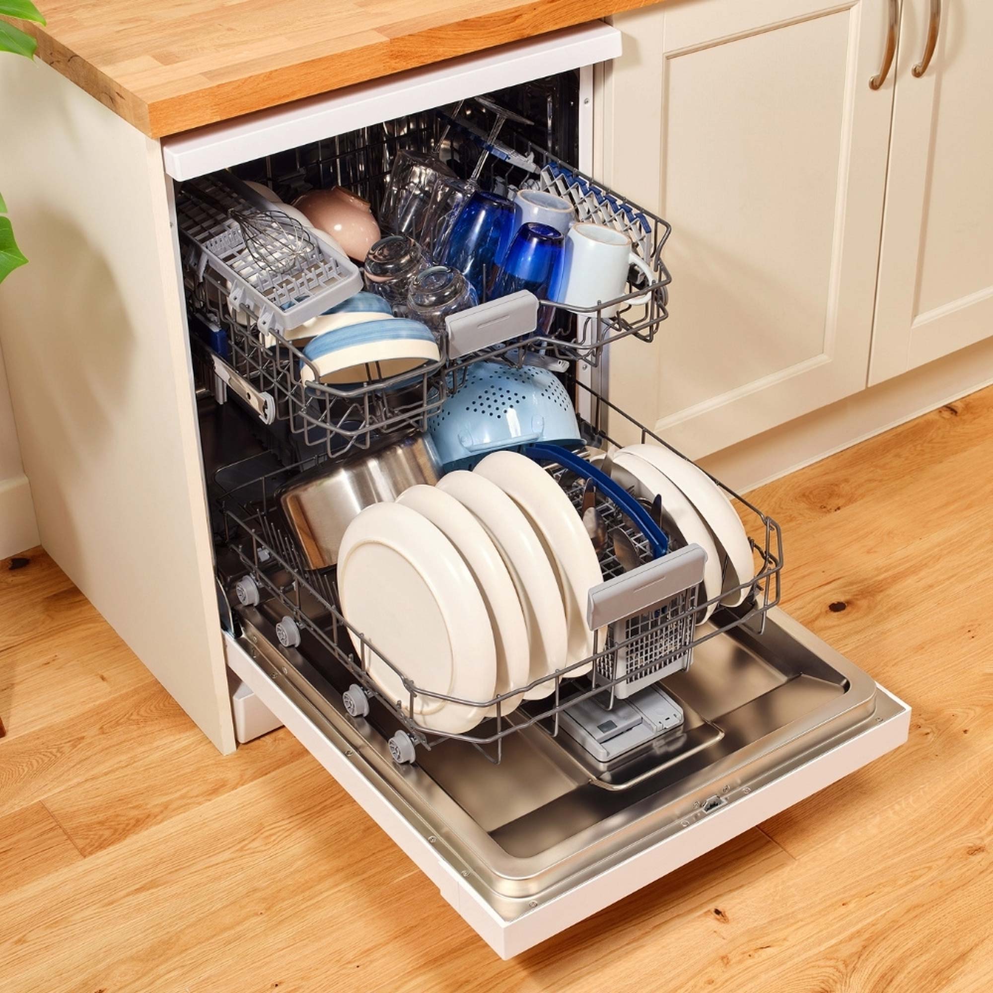 Sensis DWF0214FSDWA 14 Place Setting Freestanding Dishwasher, 60cm Wide, White