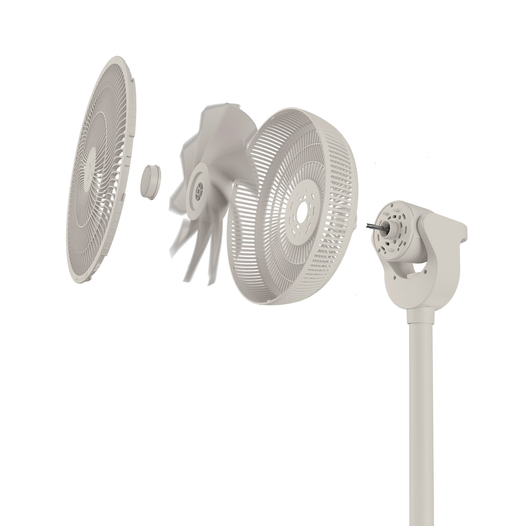 Duux Whisper Flex 2 Smart Pedestal Cooling Fan – Stone – DXCF104UK
