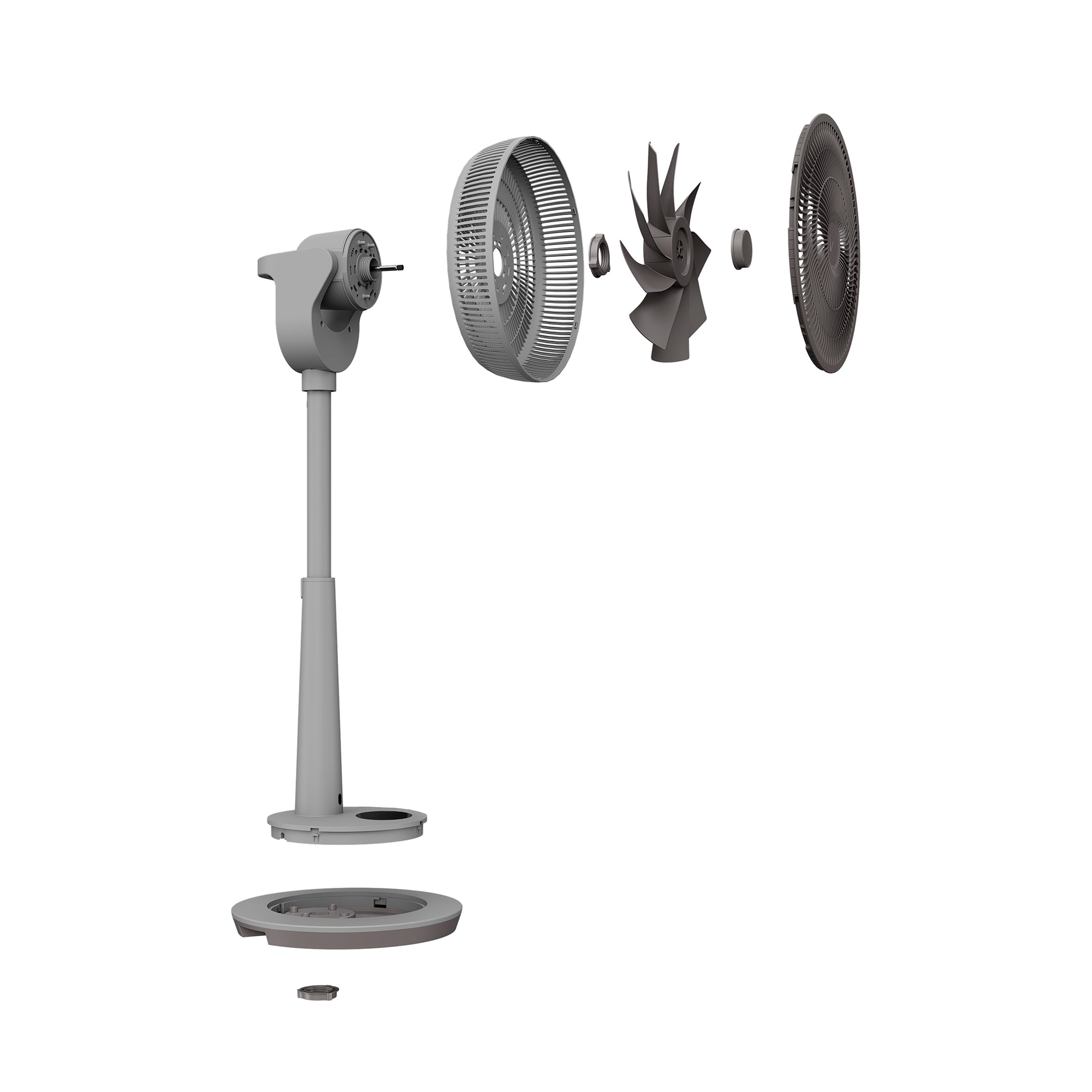 Duux Whisper 3 Pedestal Cooling Fan – Grey – DXCF220UK