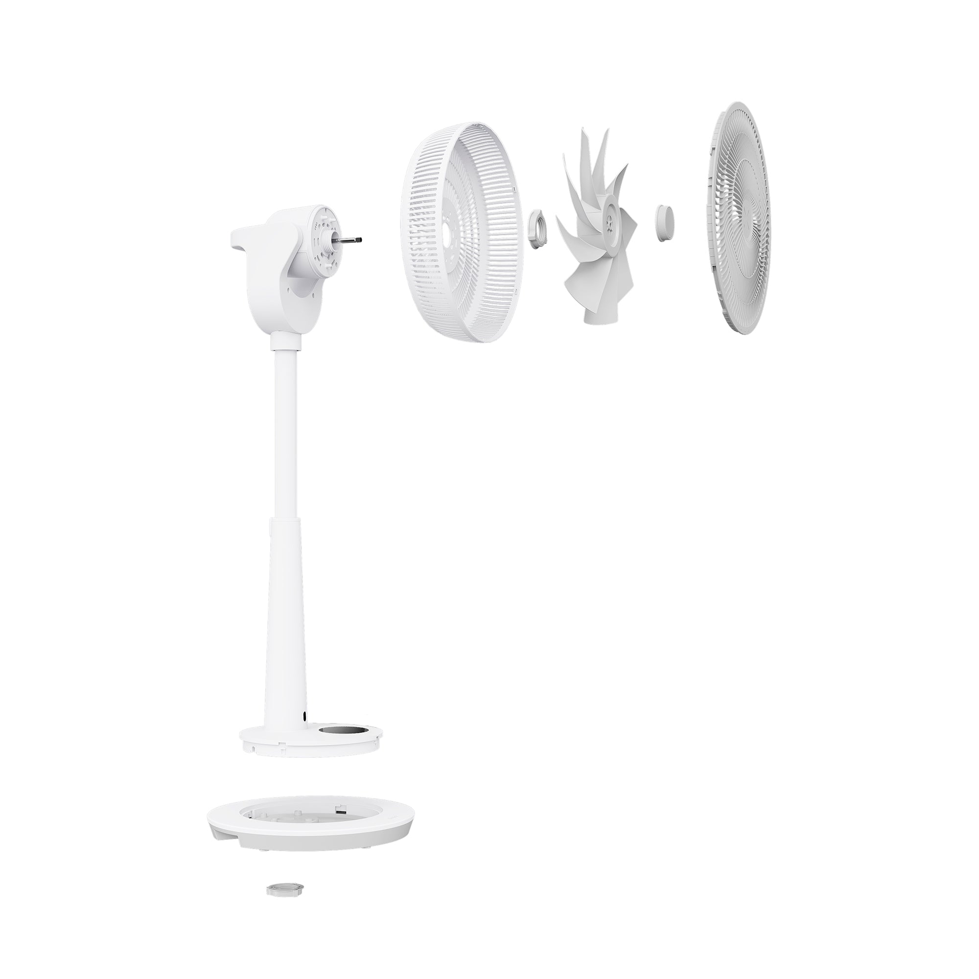 Duux Whisper 3 Pedestal Cooling Fan – White – DXCF221UK