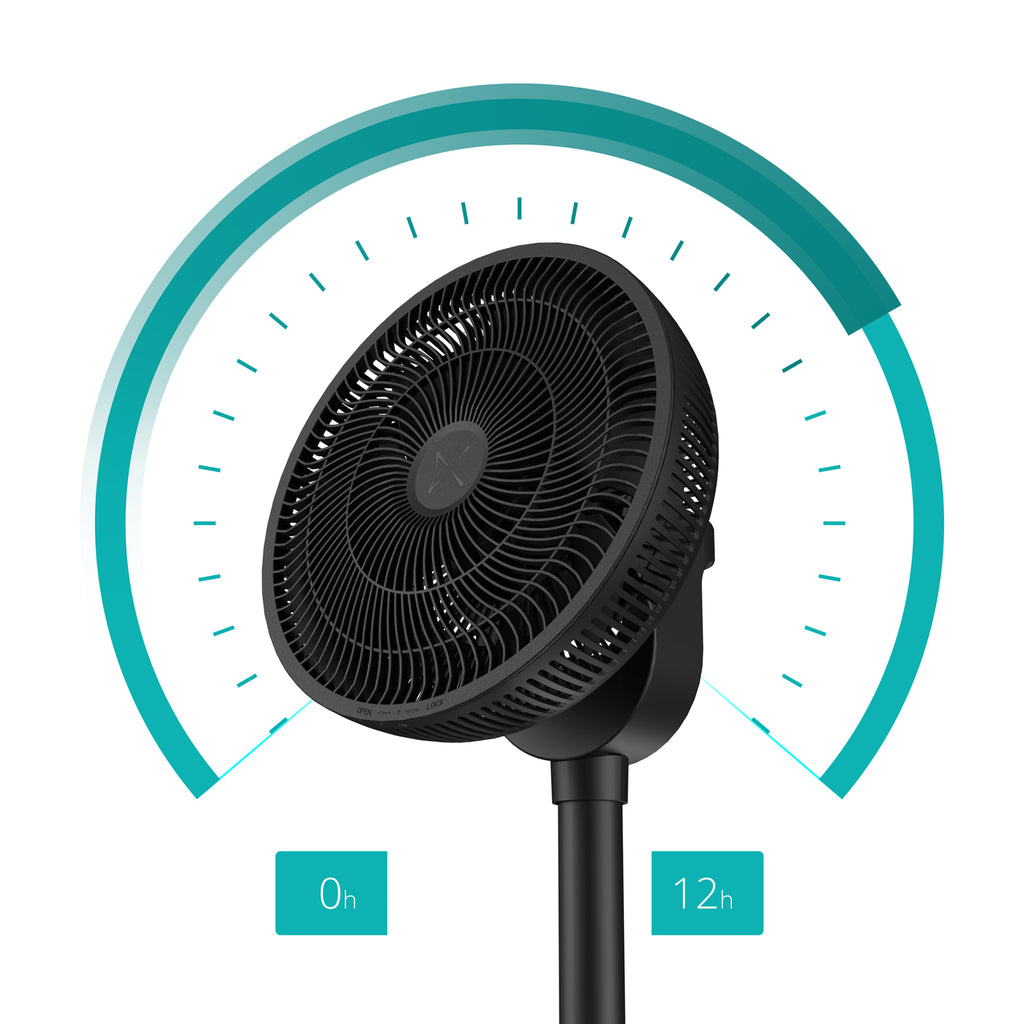 Duux Whisper Flex 2 Smart Pedestal Fan – Black – DXCF70UK