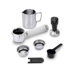 Delonghi EC890WI Dedica Duo Espresso Machine with Advanced Milk Steam Wand & Cold Brew Option in White