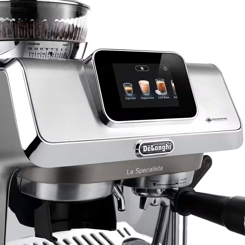 Delonghi La Specialista Touch Manual Bean to Cup Coffee Machine - Silver (EC9455M)