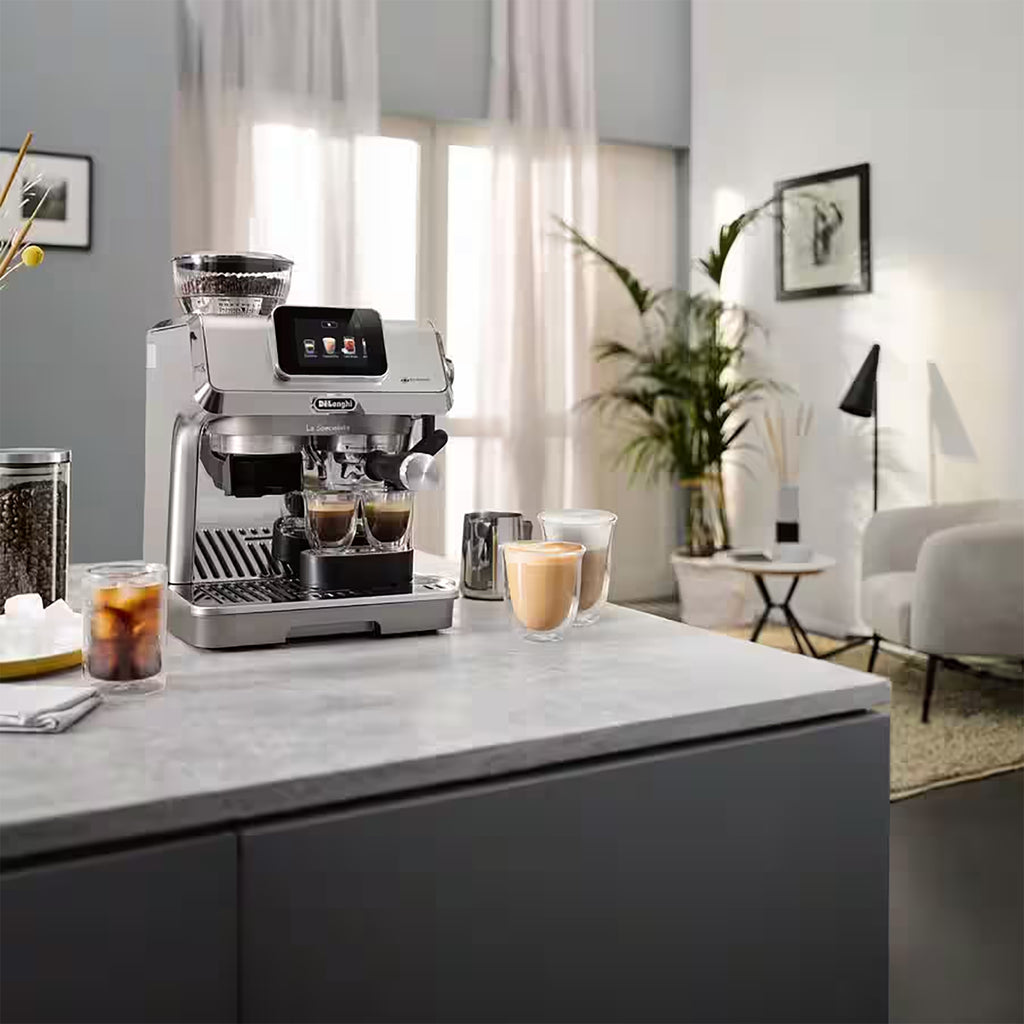 Delonghi La Specialista Touch Manual Bean to Cup Coffee Machine - Silver (EC9455M)