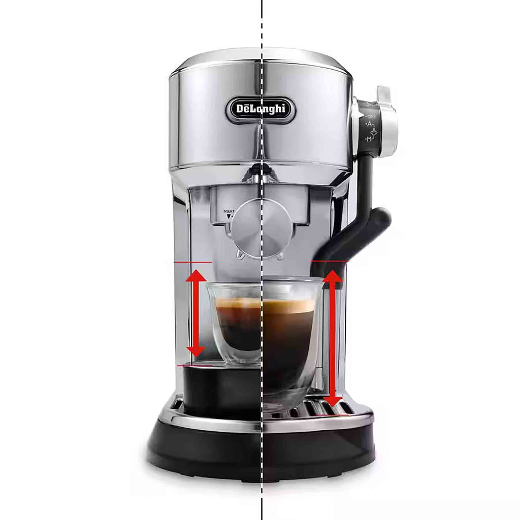 Delonghi Dedica Maestro Plus Espresso Machine in Metal EC950M