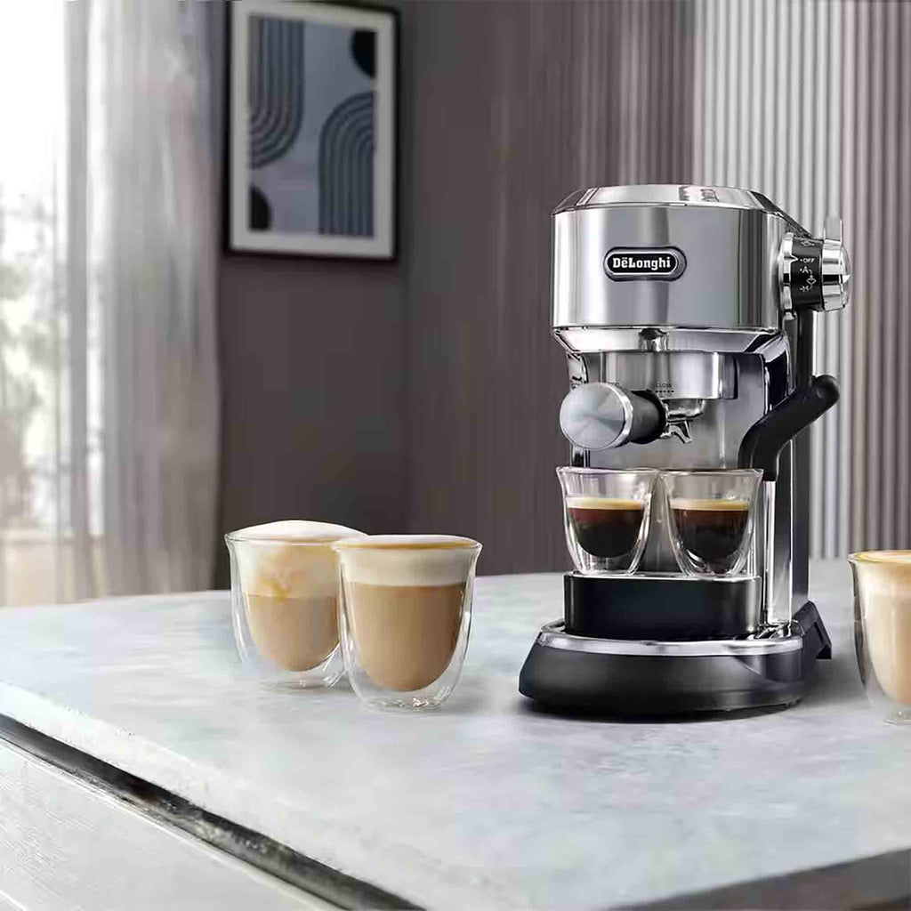 Delonghi Dedica Maestro Plus Espresso Machine in Metal EC950M