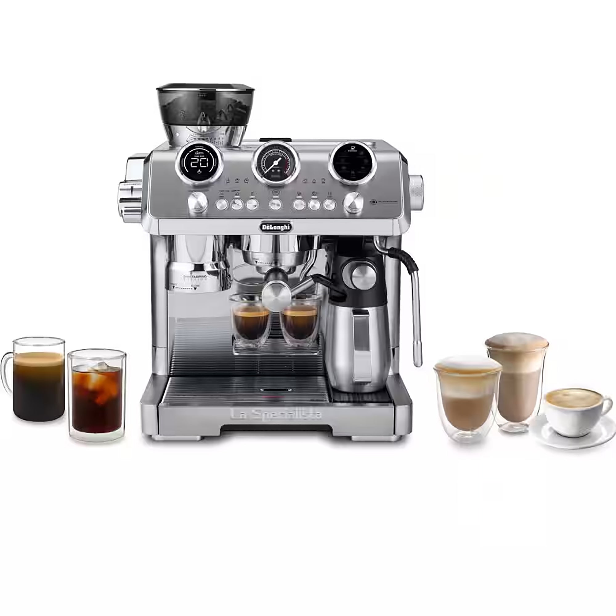 Delonghi La Specialista Maestro Bean to Cup Coffee Machine - Metal (EC9885M)