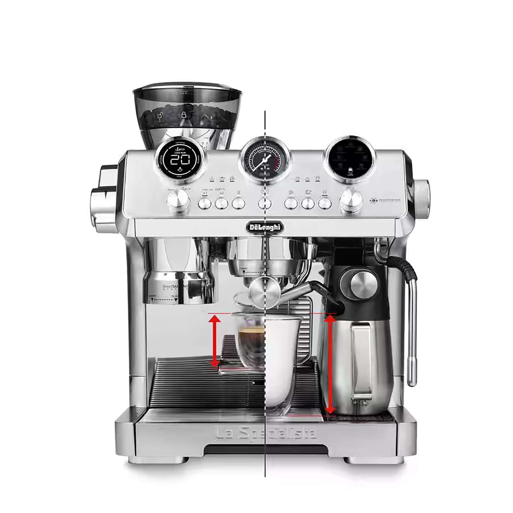 Delonghi La Specialista Maestro Bean to Cup Coffee Machine - Metal (EC9885M)