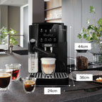 Delonghi Magnifica Start Milk Bean to Cup Automatic Coffee Machine - Black (ECAM22060GB)