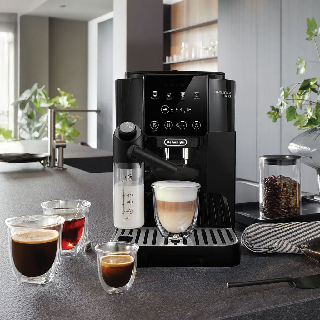Delonghi Magnifica Start Milk Bean to Cup Automatic Coffee Machine - Black (ECAM22060GB)