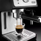 DeLonghi ECP3531 Compact Manual Espresso Coffee Machine – Black and Silver
