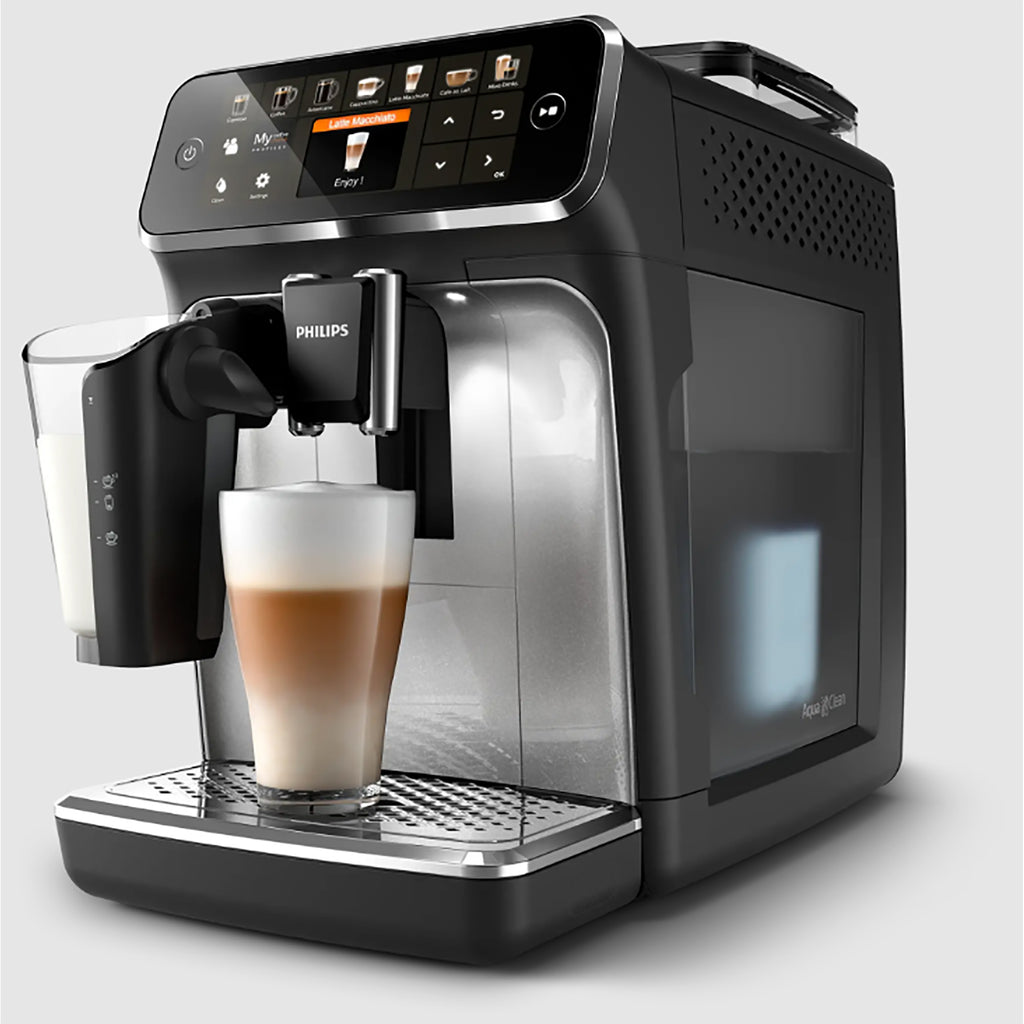 Philips 5400 Series Fully Automatic Bean to Cup Coffee Machine – Silver - EP5446_70