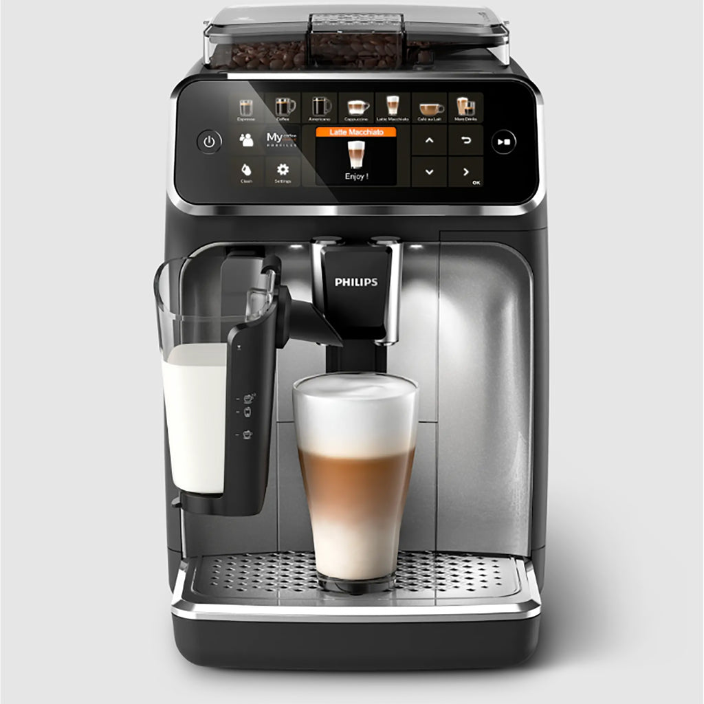 Philips 5400 Series Fully Automatic Bean to Cup Coffee Machine – Silver - EP5446_70