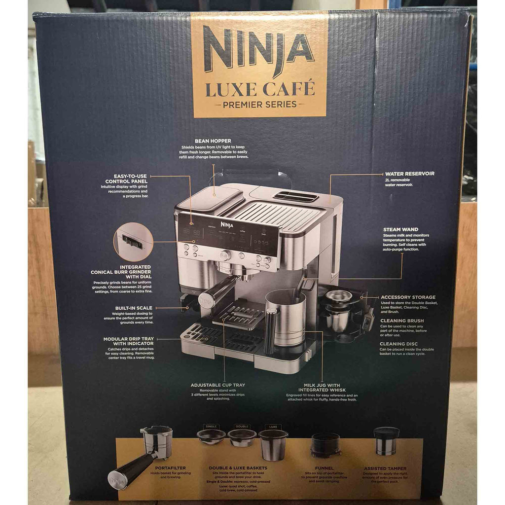 Ninja Luxe Café Premier Series Espresso Machine - ES601UK - Box Opened