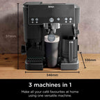 Ninja Luxe Café Premier Series Espresso Machine in Black - ES601UKBK