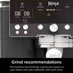 Ninja Luxe Café Premier Series Espresso Machine in Black - ES601UKBK