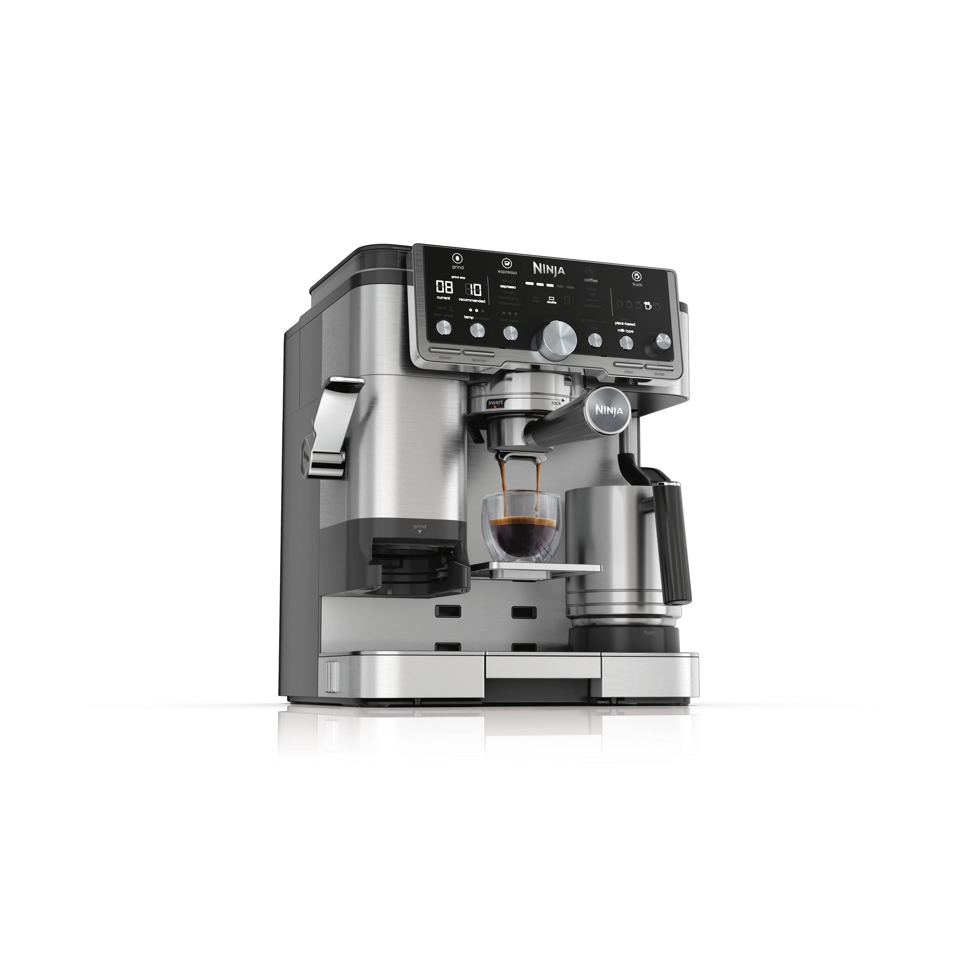 Ninja Luxe Café Pro Series Espresso Machine – Black/Stainless Steel – ES701UK