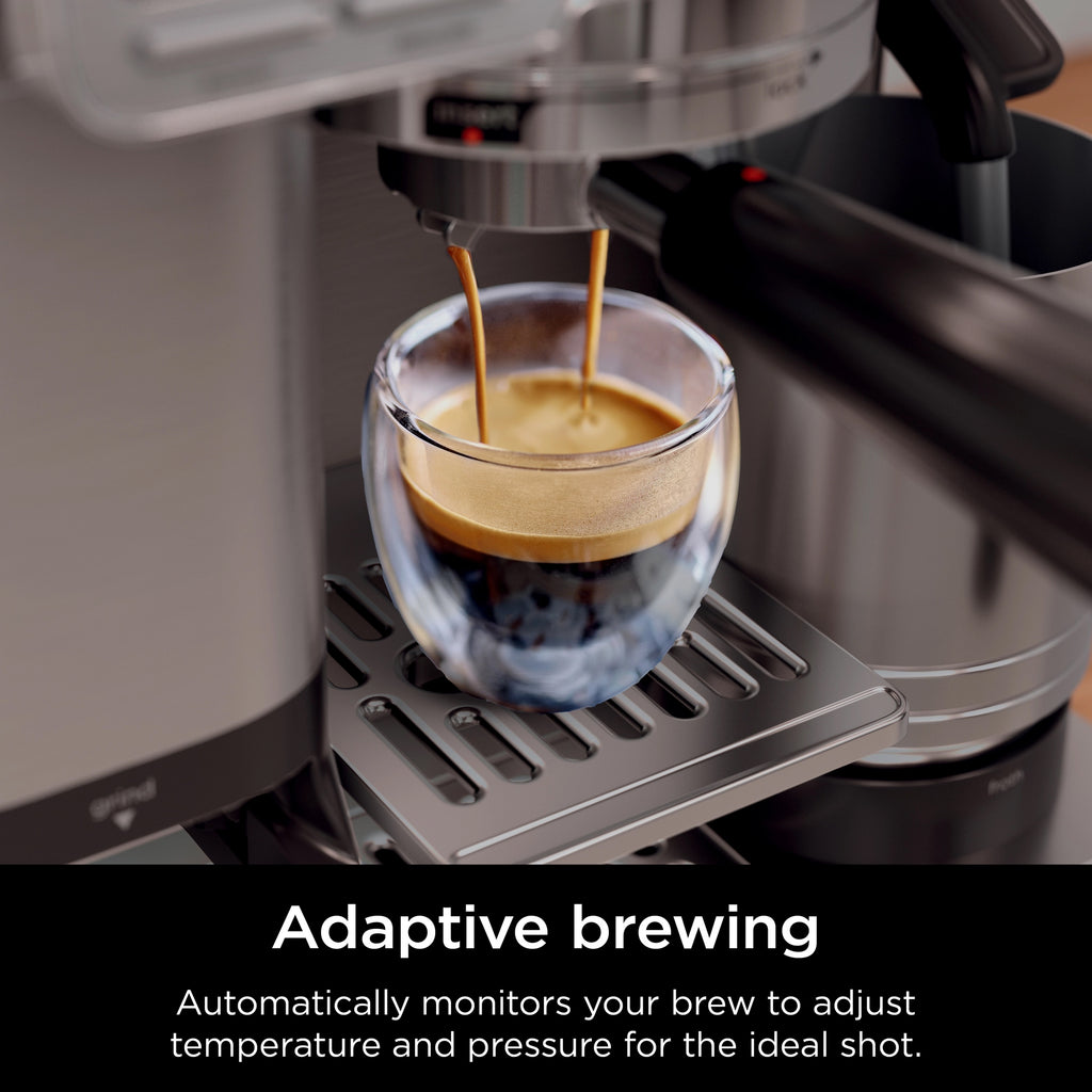 Ninja Luxe Café Pro Series Espresso Machine – Black/Stainless Steel – ES701UK