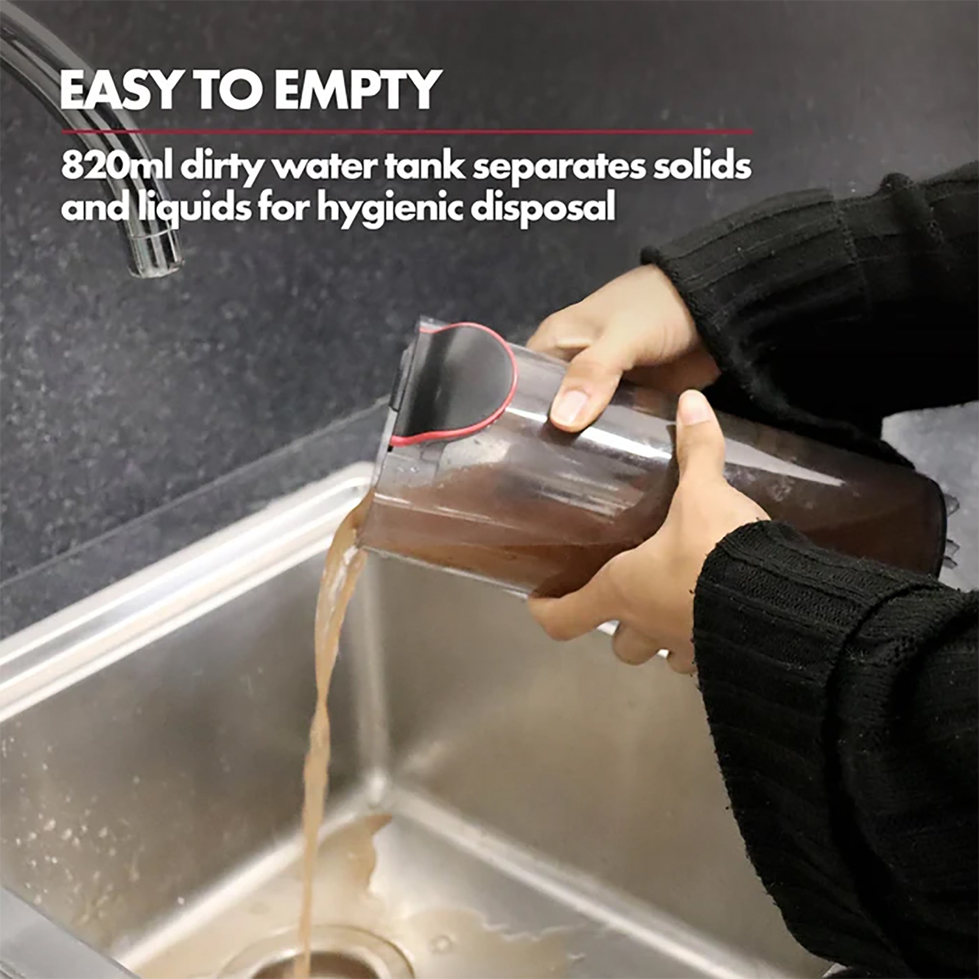 Ewbank HYDROH1 Cordless Hard Floor Cleaner, 2-in-1 Wet & Dry Vacuum - EWHF03988