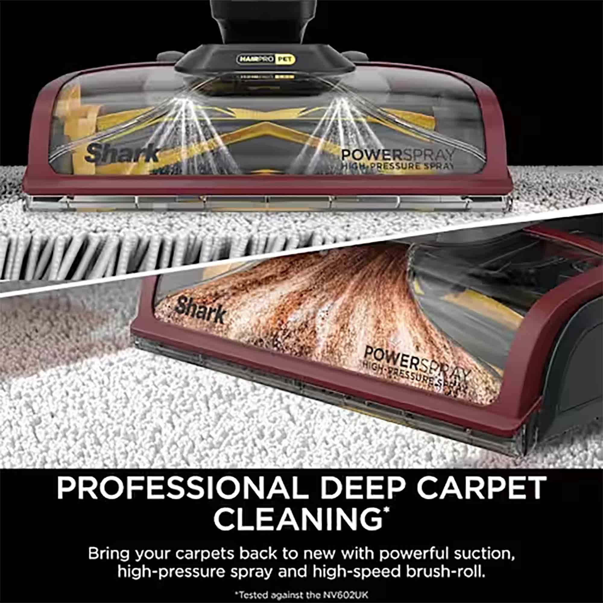 Shark CarpetXpert HairPro Pet Deep Carpet Cleaner – Grey/Burgundy - EX220UK