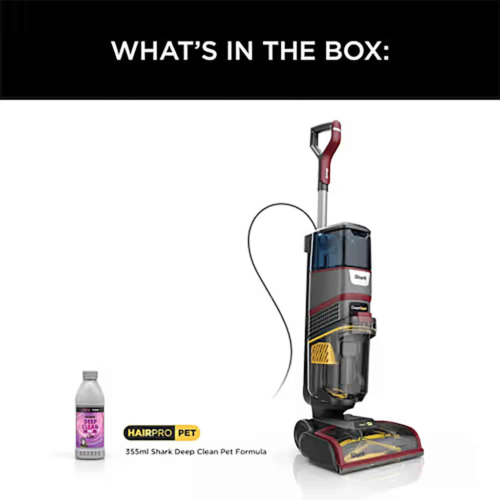 Shark CarpetXpert HairPro Pet Deep Carpet Cleaner – Grey/Burgundy - EX220UK