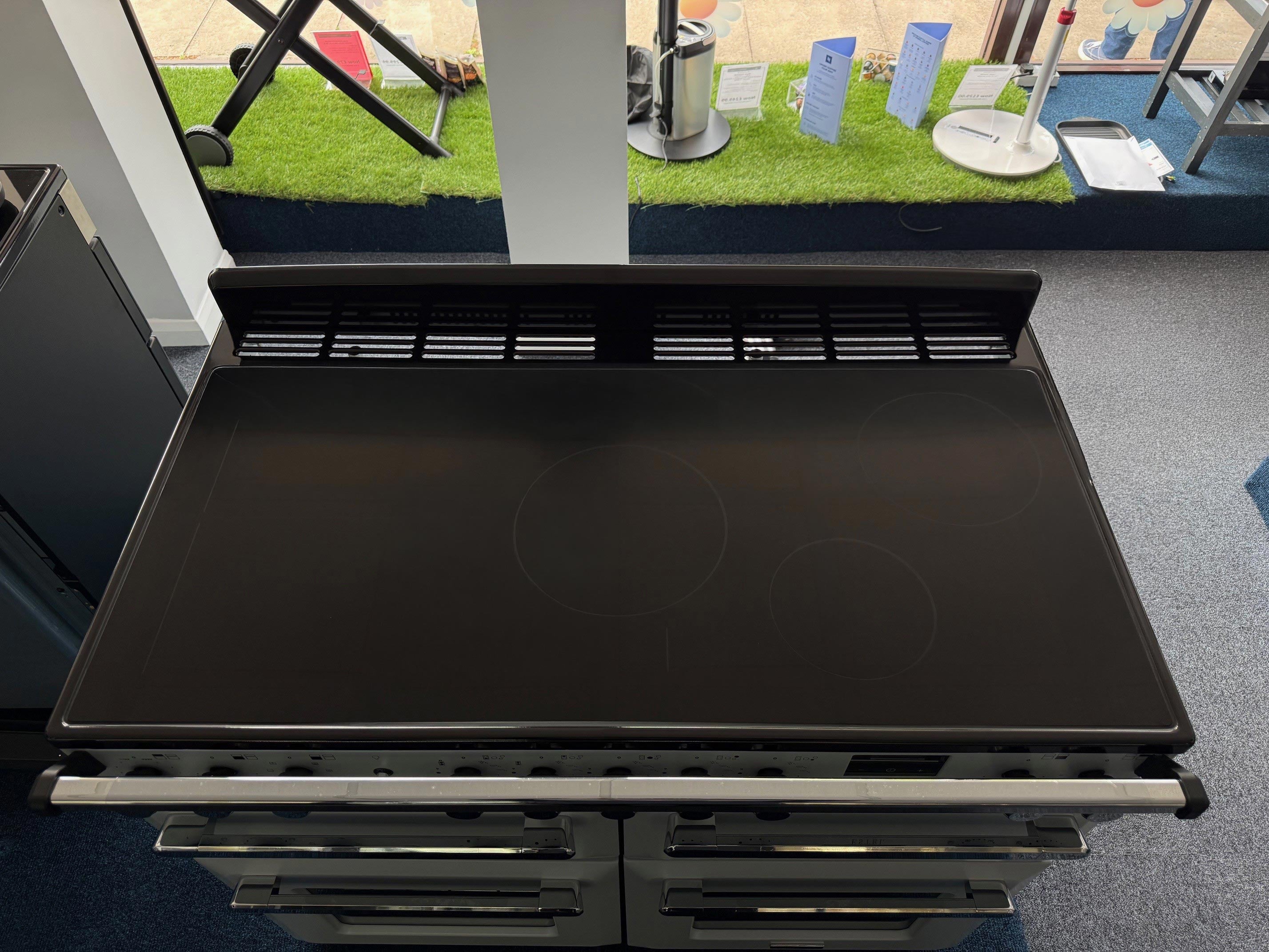 Rangemaster Estel Deluxe 110cm Induction Range Cooker (Ex-Display) - ESDLB110EIPMSB/CM1