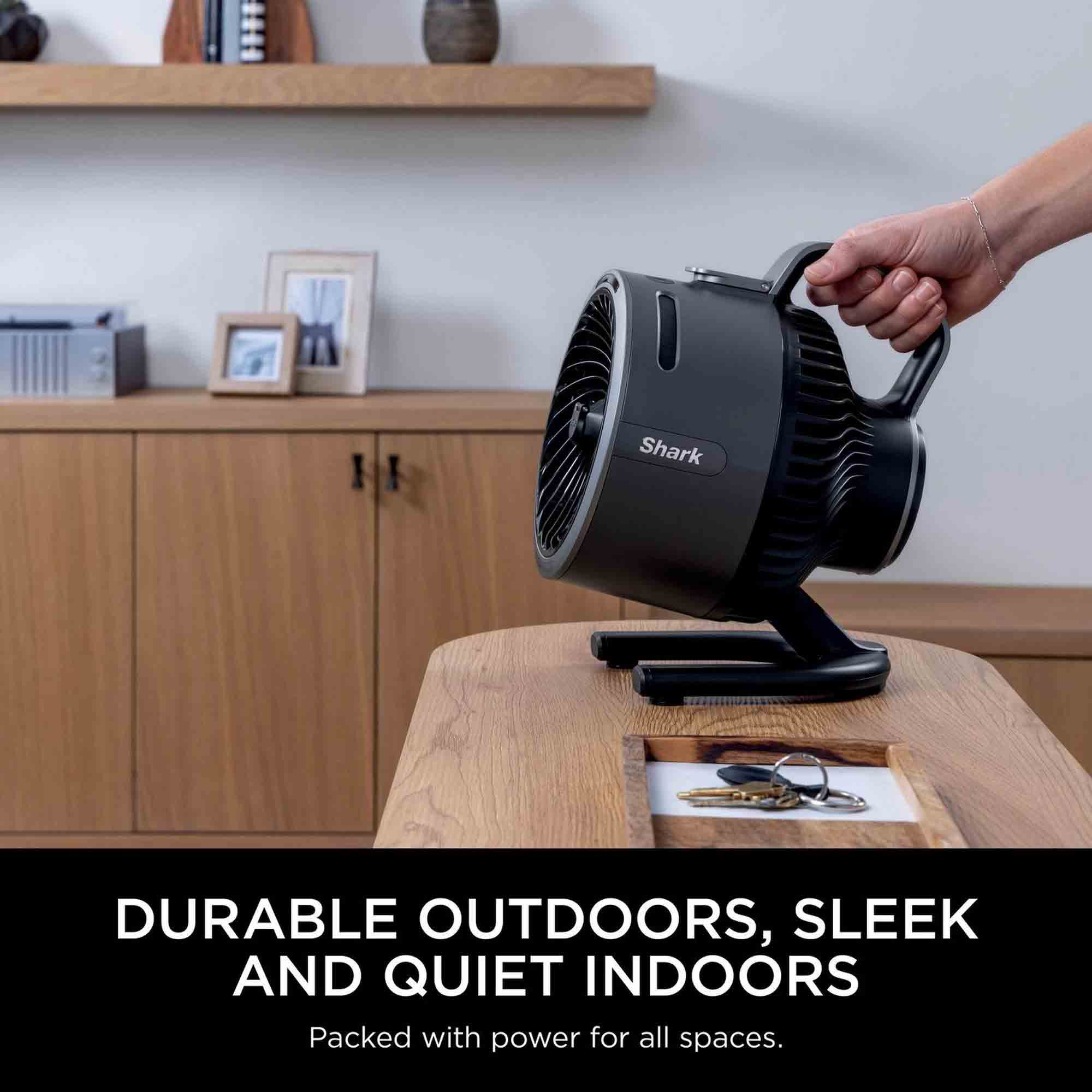 Shark FlexBreeze HydroGo Outdoors & Indoors Misting Fan – Cool Grey Charcoal – FA050UK