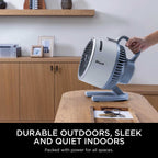 Shark FlexBreeze HydroGo Misting Fan – Glacier Blue | FA050UKBL