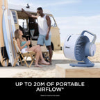 Shark FlexBreeze HydroGo Misting Fan – Glacier Blue | FA050UKBL